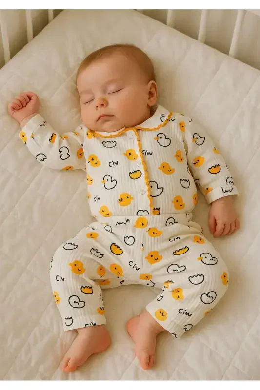 Newborn Organic Cotton 2-Piece Baby Set for Girls and Boys - 3