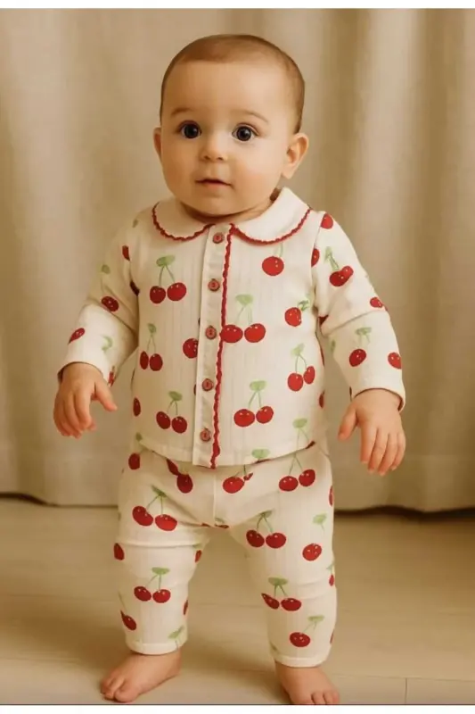 Newborn Organic Cotton 2-Piece Baby Set for Girls and Boys - 2