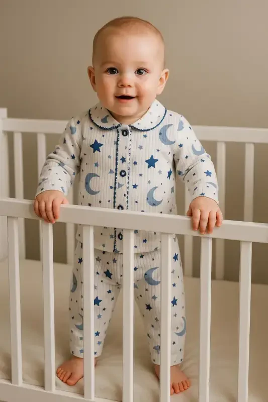 Newborn Organic Cotton 2-Piece Baby Set-Mushroom - 1