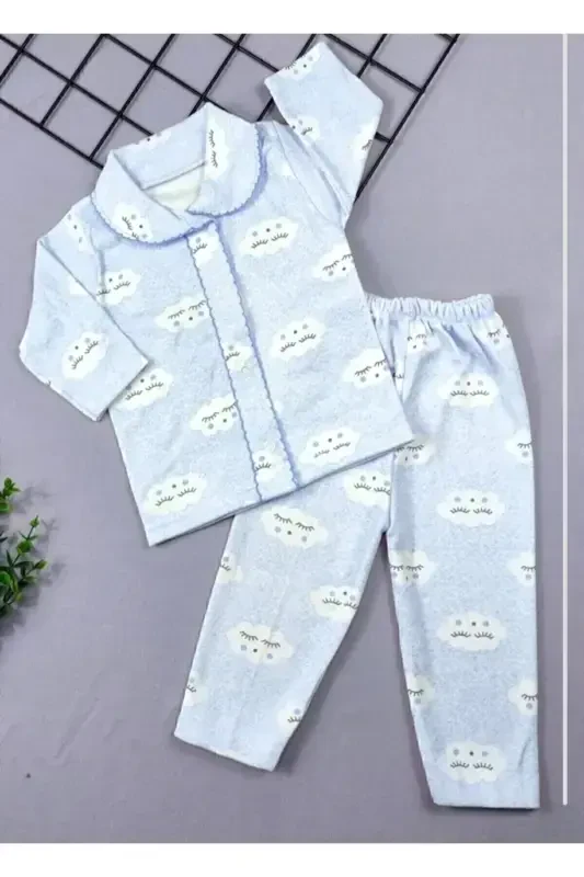 Newborn Organic Cotton 2-Piece Baby Set-whitemodavecaucasian - ANNE DOKUNUŞU GIBI KUZUM BEBE