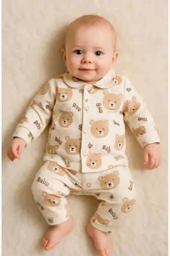 Newborn Organic Cotton 2-Piece Baby Set-Yellow - 4