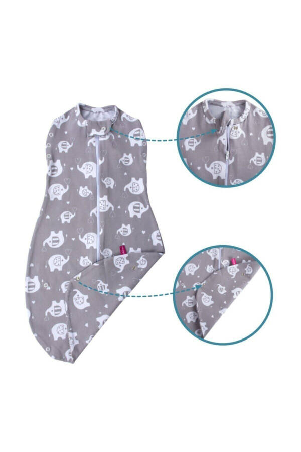 Newborn Swaddle Sleeping Bag - 5