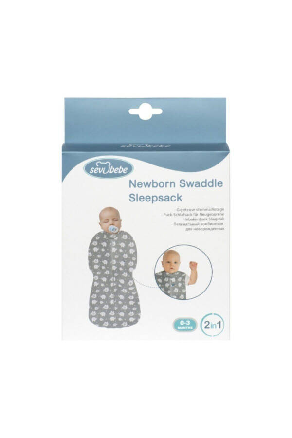 Newborn Swaddle Sleeping Bag - 6