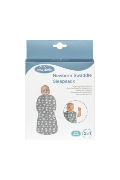 Newborn Swaddle Sleeping Bag - 3