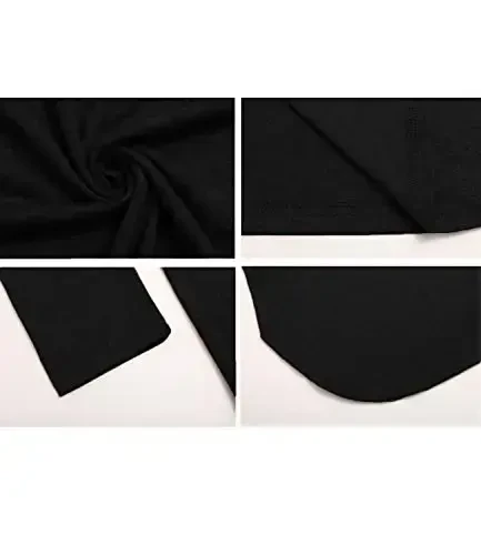 Newchoice Women's Casual Batwing Uzun Yengli Futbolka Dumaloq Bo'yin Asosiy Bo'sh Tunika Toplar - 6