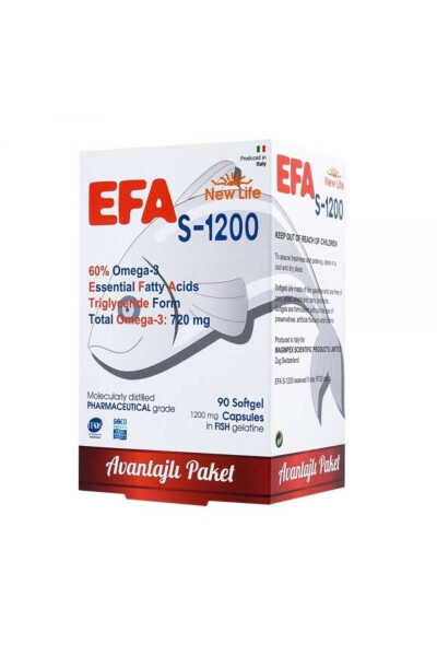 Newlife Efa S-1200 90 Capsules - 3