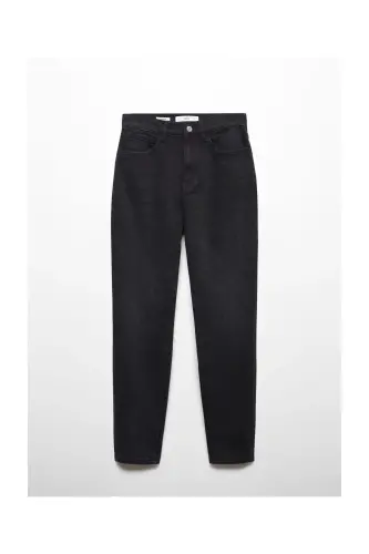 Newmom comfort high-rise jeans-Black denim - 1