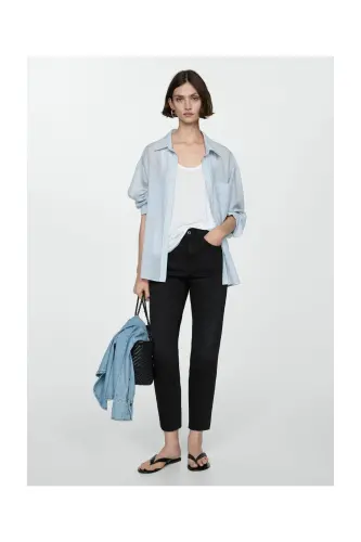 Newmom comfort high-rise jeans-Black denim - 3