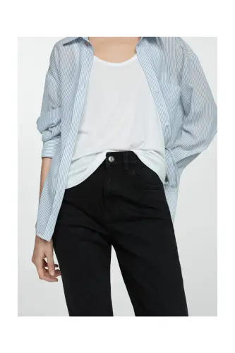 Newmom comfort high-rise jeans-Black denim - 11