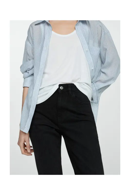 Newmom comfort high-rise jeans-Black denim - 11