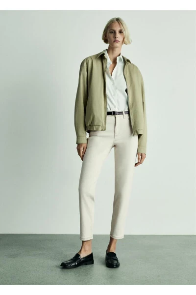 Newmom qulay, baland baland jinsi shimlar - MANGO (1)