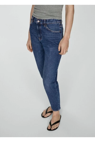 Newmom Rahat Yuqori Bel Jins Shimlar - MANGO