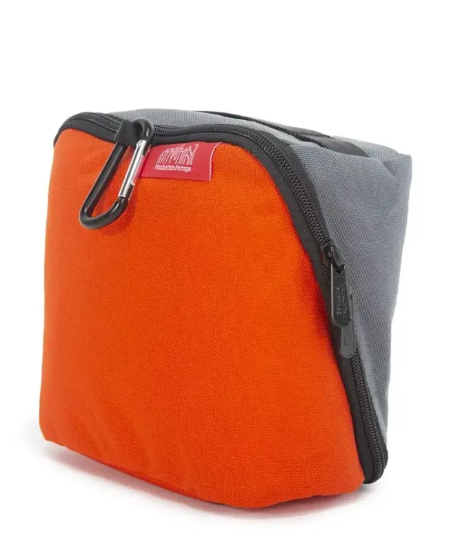 Newtown Toiletry Case-Orange/Gray - 1