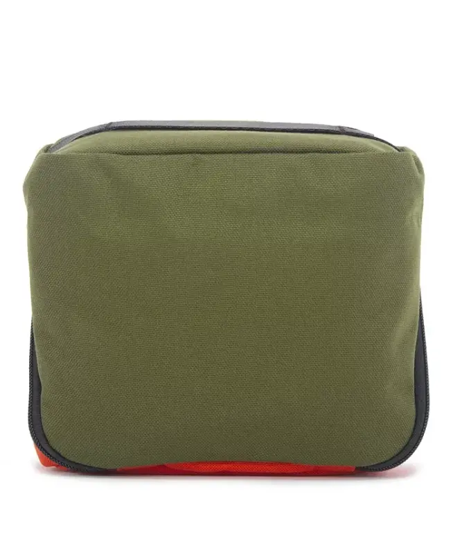 Newtown Toiletry Case-Orange/Olive - 5