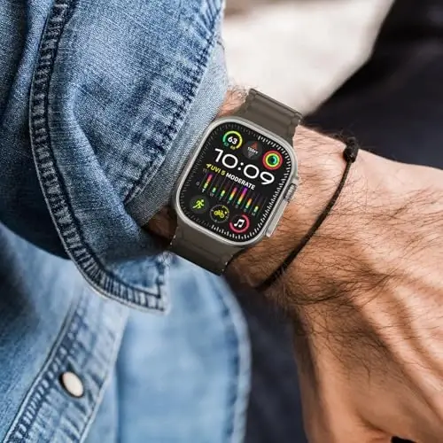 NewWays For Apple Watch Band Magnetic Link for Men 49mm 45mm 44mm 42mm - 7