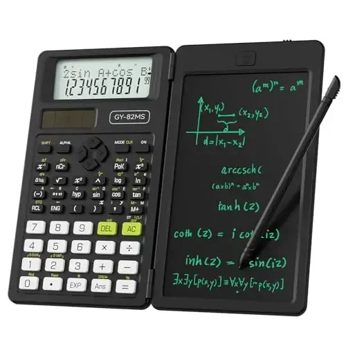 NEWYES Scientific Calculator for Students, 82 MS Foldable Science Calculator with Notepad for Middle and High School Supplies - NEWYES