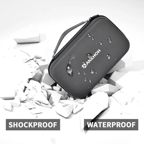 NEXPOW avto startteri uchun mos keladigan transport qutisi, 1500A maksimal kuchlanishli, 12800mAh batareyali Q10S/T11F startteri uchun, ko'chma avtomobil batareyasini zaryadlash va simlar uchun saqlash qutisi (faqat qutisi) - 5