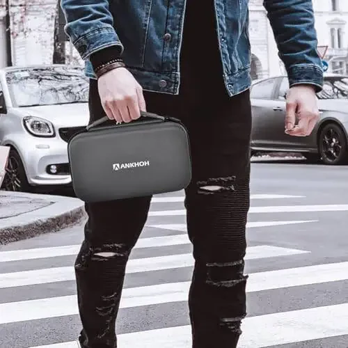 NEXPOW avto startteri uchun mos keladigan transport qutisi, 1500A maksimal kuchlanishli, 12800mAh batareyali Q10S/T11F startteri uchun, ko'chma avtomobil batareyasini zaryadlash va simlar uchun saqlash qutisi (faqat qutisi) - 7