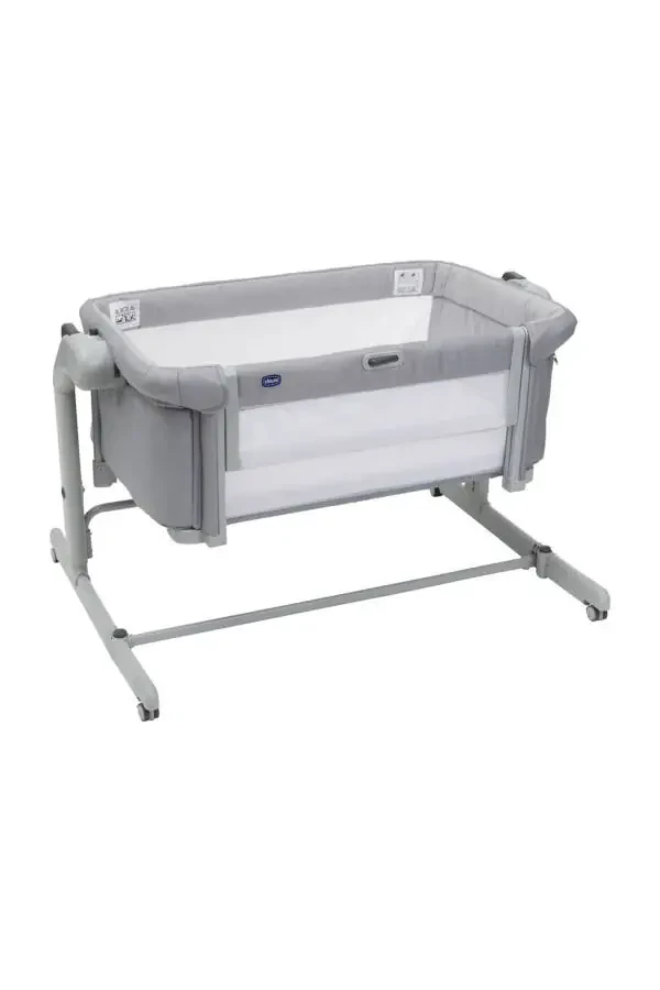 Next2me Magic Evo Bedside Crib Grey Mist - 1