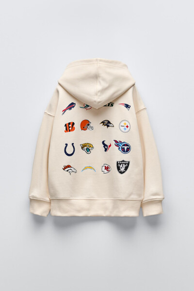 NFL © HOODED SWEATSHIRT - Ecru - 3