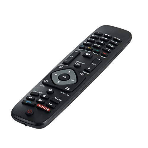 NH500UP Universal Remote Control, Replaces Philips TV Remote, For Various Philips 50PFL5601/F7 55PFL5602/F7 65PFL5602/F7 55PFL5602 Remote Replacement, For LCD LED 4K UHD Smart TVs Remote With Battery - 4