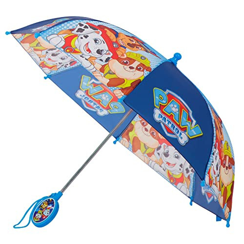 Nickelodeon boys Paw Patrol Character Rainwear Umbrella, Light Blue, Age 3-6 US - 1