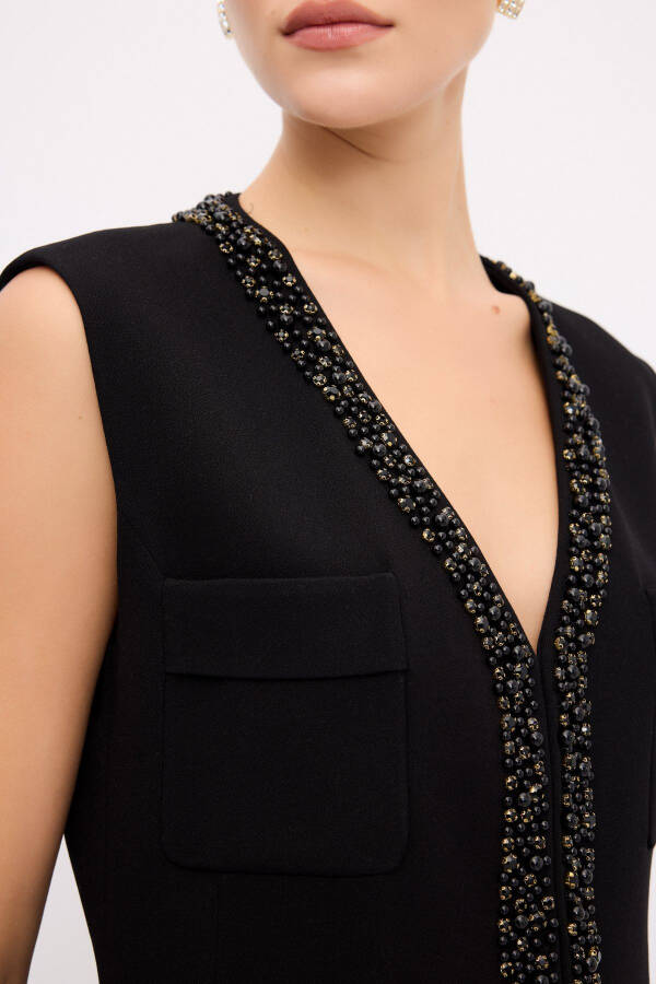 Night Zoom Striped Detail Vest - 2