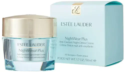 NightWear Plus Anti-Oxidant Night Detox Creme - All Skin Types by Estee Lauder for Women - 1.7 oz Cream - 1