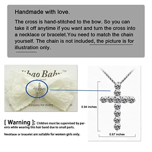 Nihao Baby Girls White Baptism Shoes and Headband Set Christening Dress Shoes - 3