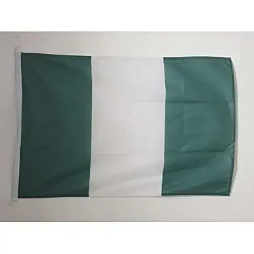 Nigeria NAUTICAL Flag 18'' x 12'' - Nigerian flags 30 x 45 cm. - Banner 12x18 in for boat - AZ FLAG - 1