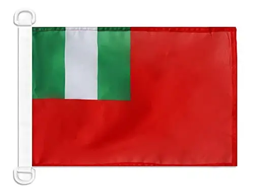Nigeria Civil Ensign NAUTICAL Flag 18'' x 12'' - Nigerian merchant flags 30 x 45 cm. - Banner 12x18 in for boat - AZ FLAG 