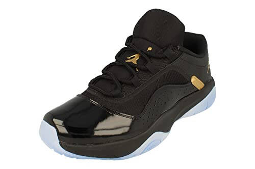 Nike Air Jordan 11 CMFT Low Erkaklar Basketbol Poyafzallari DO0613 (UK 7.5 US 8.5 EU 42, Qora Metall Parıldovchi Oltin 007) - 1