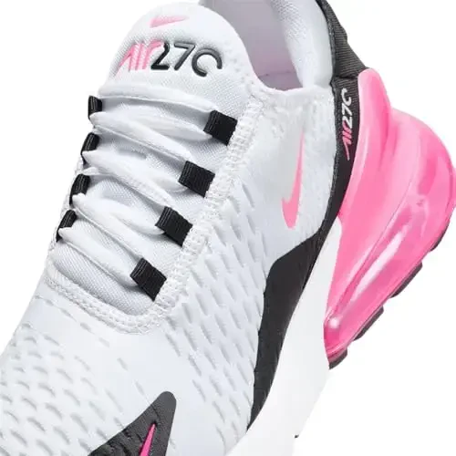 Nike Air Max 270 Ayollar poyabzali (AH6789-127, Oq/Qora/Oq/Hyper Pushti) - 7