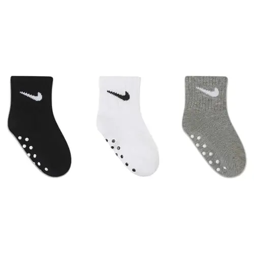 Nike baby-girls Ankle Gripper Socks (3 Pairs) - MODAZONE (1)