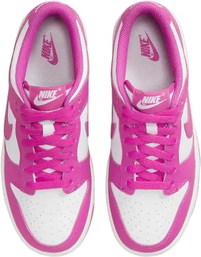 Nike Dunk Low Pre School White/Active Fuchsia FJ0705-100 1Y - 4