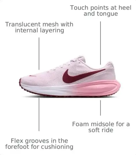 Nike Women's Revolution 8 Road Running Shoes 