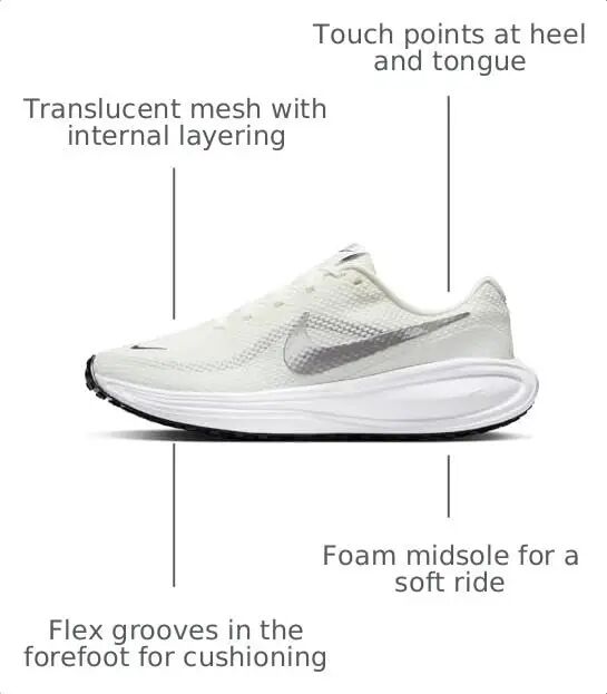 Nike Women's Revolution 8 Road Running Shoes - 1