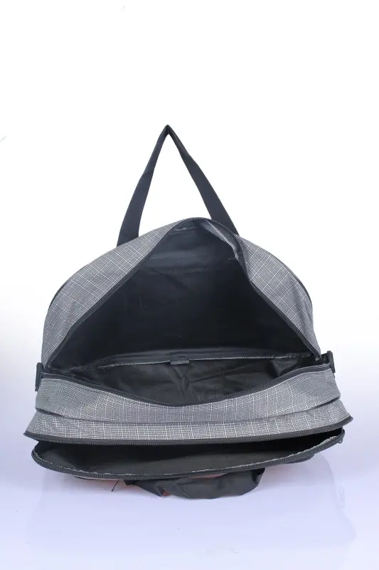 Nil-01 Unısex Havlu Kumaş Hostes Valiz Seyahat Tatil Spor Hastane Çok Gözlü El Ve Omuz Çantası Kabin-A.GRİ - 4