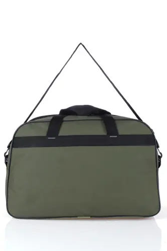 Nil-01 Unısex Havlu Kumaş Hostes Valiz Seyahat Tatil Spor Hastane Çok Gözlü El Ve Omuz Çantası Kabin-YEŞİL - 3