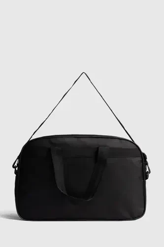 nil-01 UNISEX ТКАНЬ ДЛЯ ПОЛОТЕНЕЦ БОРТПРОВОДНИК ЧЕМОДАН ПУТЕШЕСТВИЕ ОТДЫХ СПОРТ БОЛЬНИЦА МНОГОКАРМАННАЯ РУЧНАЯ И ПЛЕЧЕВАЯ СУМКА САЛОН-Полотенце Черный - 3