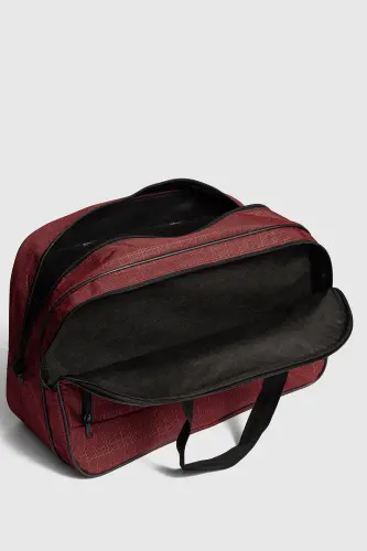 Nil-01 Unisex Towel Fabric Cabin Suitcase Travel Vacation Sport Hospital Multi-Pocket Hand and Shoulder Bag - 4