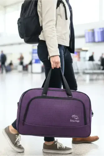 Nil-01 Unisex Towel Fabric Hostess Suitcase Travel Holiday Sport Hospital Multi-Pocket Hand And Shoulder Bag Cabin - FIYAKA (1)