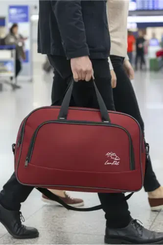 Nil-01 Unisex Towel Fabric Hostess Suitcase Travel Holiday Sports Hospital Multi-Pocket Hand And Shoulder Bag Cabin-KZ - FIYAKA (1)