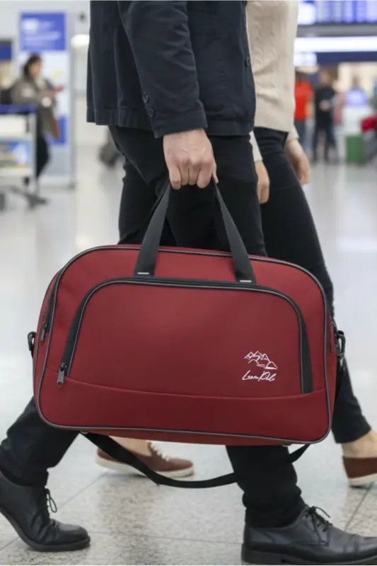 Nil-01 Unisex Towel Fabric Hostess Suitcase Travel Holiday Sports Hospital Multi-Pocket Hand And Shoulder Bag Cabin-KZ - 2