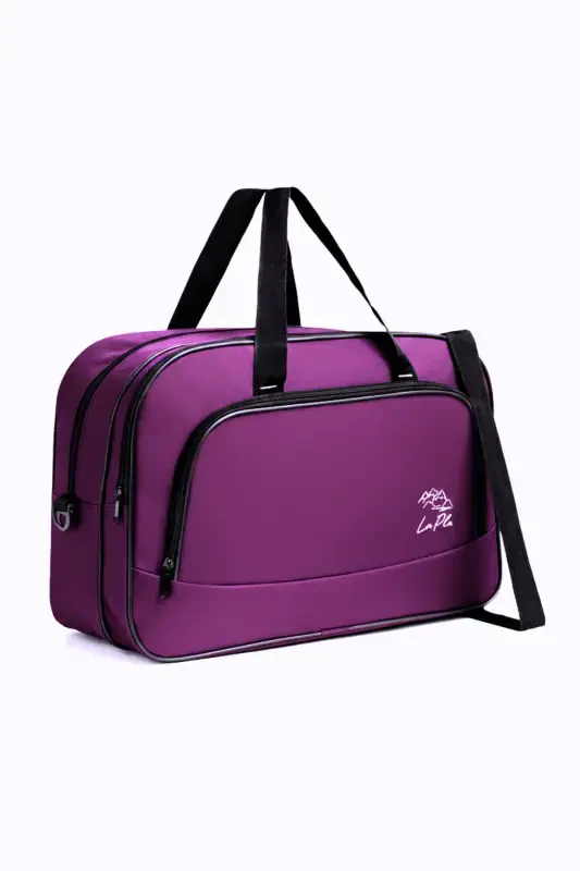 Nil-01 Unisex Towel Fabric Hostess Suitcase Travel Vacation Sport Hospital Multi-Pocket Hand And Shoulder Bag Cabin - 1