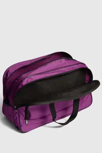 Nil-01 Unisex Towel Fabric Hostess Suitcase Travel Vacation Sport Hospital Multi-Pocket Hand And Shoulder Bag Cabin - 4