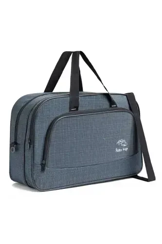 Nil-01 Unisex Towel Fabric Hostess Suitcase Travel Vacation Sport Hospital Multi-Pocket Hand And Shoulder Bag Cabin - 4