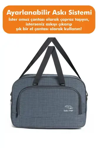 Nil-01 Unisex Хостес Чехол для путешествий, Отдых, Спорт, Больница Многокарманная Ручная и Наплечная Сумка Кабина из махровой ткани - 3