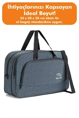 Nil-01 Unisex Хостес Чехол для путешествий, Отдых, Спорт, Больница Многокарманная Ручная и Наплечная Сумка Кабина из махровой ткани - 6