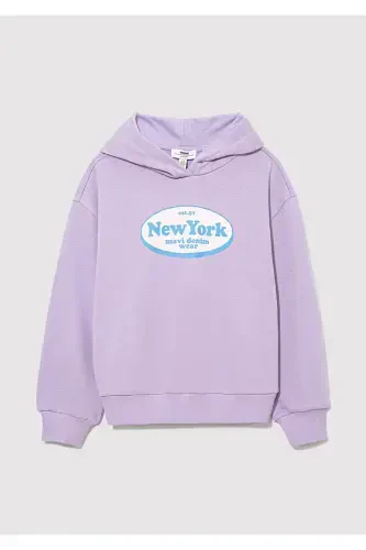 Nilufar rangli svitshot 7S10063-70519 - 2